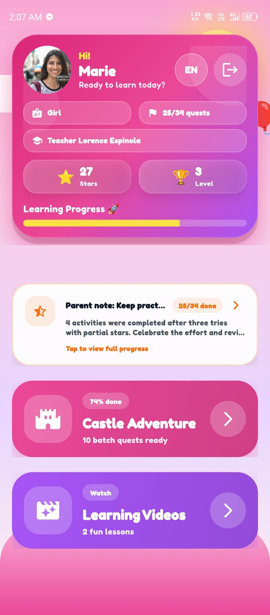 My learning journey